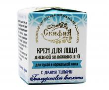 40+ крем д/лица с двумя типами ГИАЛУРОНОВОЙ к-ты, дневной для сухой кожи,30мл