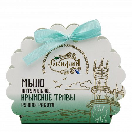 Мыло в сувенирной коробочке Крымские травы, 30г