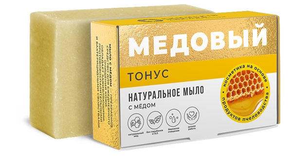 Мыло Тонус с мёдом МКЛ, 100г