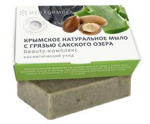 Крымское натуральное мыло на основе грязи Сакского озера BEAUTY-КОМПЛЕКС МН, 100г